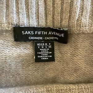 Saks Fifth Avenue Cashmere Sweater - Cream